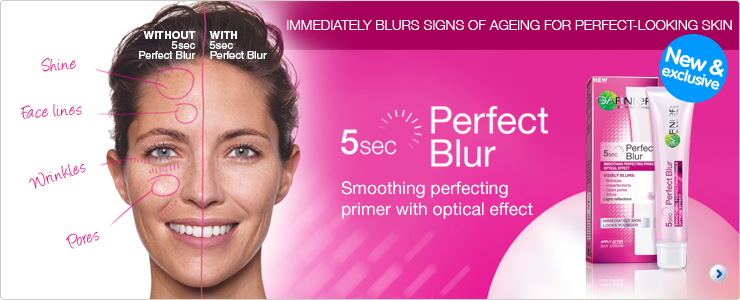 New and Exclusive Garnier Perfect Blur